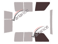 Glazing template - front window kit - Toyota Land Cruiser (7) LJ70 2 Portes Arriéres 4 doors (1985 - 1996) Glazing template - front window kit - Toyota Land Cruiser (7) LJ70 2 Portes Arriéres 4 doors (1985 - 1996)