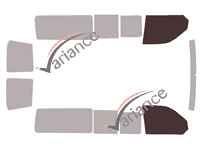 Glazing template - front window kit - Volkswagen Transporter T6 (6) Long 5 doors (since 2015) Glazing template - front window kit - Volkswagen Transporter T6 (6) Long 5 doors (since 2015)