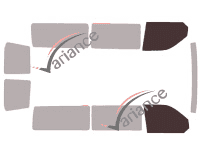 Glazing template - front window kit - Volkswagen Transporter T6 (6) Long 5 doors (since 2015) Glazing template - front window kit - Volkswagen Transporter T6 (6) Long 5 doors (since 2015)