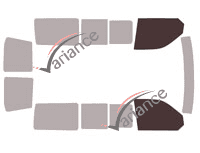 Glazing template - front window kit - Volkswagen Transporter T6 (6) Short 6-door (since 2015) Glazing template - front window kit - Volkswagen Transporter T6 (6) Short 6-door (since 2015)