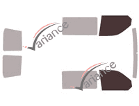 Glazing template - front window kit - Volkswagen Transporter T6 (6) 6-door van (since 2015) Glazing template - front window kit - Volkswagen Transporter T6 (6) 6-door van (since 2015)