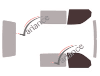 Glazing template - front window kit - Volkswagen Transporter T6 (6) 5-door van (since 2015) Glazing template - front window kit - Volkswagen Transporter T6 (6) 5-door van (since 2015)