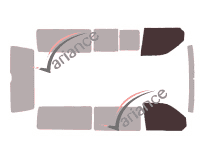 Glazing template - front window kit - Volkswagen Transporter T6 (6) Long 4 doors (since 2015) Glazing template - front window kit - Volkswagen Transporter T6 (6) Long 4 doors (since 2015)