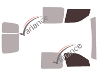 Glazing template - front window kit - Volkswagen Caddy (2) Utilitaire 4 doors (1995 - 2004) Glazing template - front window kit - Volkswagen Caddy (2) Utilitaire 4 doors (1995 - 2004)