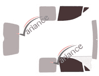 Glazing template - front window kit - Volkswagen Caddy (3) Utilitaire 4/5 doors (2004 - 2016) Glazing template - front window kit - Volkswagen Caddy (3) Utilitaire 4/5 doors (2004 - 2016)