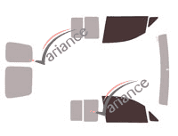 Glazing template - front window kit - Volkswagen Caddy (3) Utilitaire 5/6 doors (2004 - 2016) Glazing template - front window kit - Volkswagen Caddy (3) Utilitaire 5/6 doors (2004 - 2016)