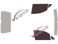 Glazing template - front window kit - Volkswagen Caddy (4) Utilitaire 3 / 4 doors (2016 - 2020) Glazing template - front window kit - Volkswagen Caddy (4) Utilitaire 3 / 4 doors (2016 - 2020)