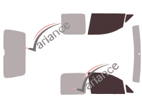 Glazing template - front window kit - Volkswagen Caddy (4) Utilitaire 4 / 5 doors (2016 - 2020) Glazing template - front window kit - Volkswagen Caddy (4) Utilitaire 4 / 5 doors (2016 - 2020)