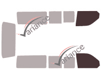Glazing template - front window kit - Volkswagen Caravelle (T5) Long 4 doors (2003 - 2015) Glazing template - front window kit - Volkswagen Caravelle (T5) Long 4 doors (2003 - 2015)