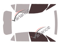 Glazing template - front window kit - Volkswagen id-3 (1) 5 doors (since 2020)