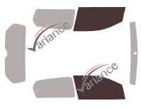 Glazing template - front window kit - Volkswagen Up 5 doors (2012 - 2021) Glazing template - front window kit - Volkswagen Up 5 doors (2012 - 2021)