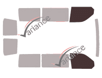 Glazing template - front window kit - Volkswagen Transporter T6 (6) Short 5-door (since 2015) Glazing template - front window kit - Volkswagen Transporter T6 (6) Short 5-door (since 2015)