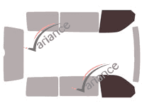 Glazing template - front window kit - Volkswagen Transporter T6 (6) Short 5-door (since 2015) Glazing template - front window kit - Volkswagen Transporter T6 (6) Short 5-door (since 2015)