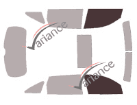 Verglasungsschablone - Frontscheibenkit - Acura MDX (3) 5-türig (2013 - 2020)