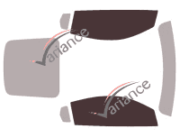 Plantilla de acristalamiento - kit ventana delantera - Acura NSX (2) Coupé de 2 puertas (2017 - 2023) Plantilla de acristalamiento - kit ventana delantera - Acura NSX (2) Coupé de 2 puertas (2017 - 2023)