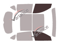 Plantilla de acristalamiento - kit de ventana delantera - Acura RDX (3) 5 puertas (desde 2018) Plantilla de acristalamiento - kit de ventana delantera - Acura RDX (3) 5 puertas (desde 2018)