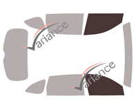 Plantilla de acristalamiento - kit de ventana delantera - Acura MDX (4) 5 puertas (desde 2021) Plantilla de acristalamiento - kit de ventana delantera - Acura MDX (4) 5 puertas (desde 2021)