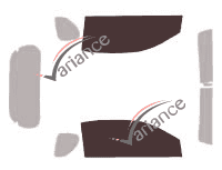 Glazing template - front window kit - Aston Martin Cygnet 3 doors (2011 - 2013) Glazing template - front window kit - Aston Martin Cygnet 3 doors (2011 - 2013)
