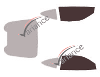 Gabarit vitrage - kit vitres avant - Aston Martin V12 Vanquish Coupé 2 portes (2001 - 2004) Gabarit vitrage - kit vitres avant - Aston Martin V12 Vanquish Coupé 2 portes (2001 - 2004)