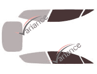 Glazing template - front window kit - Aston Martin Rapide Berline 4 doors (2010 - 2020) Glazing template - front window kit - Aston Martin Rapide Berline 4 doors (2010 - 2020)