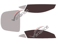 Glazing template - front window kit - Aston Martin Vantage (2) Coupe 2 doors (since 2018) Glazing template - front window kit - Aston Martin Vantage (2) Coupe 2 doors (since 2018)