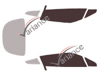 Glazing template - front window kit - Aston Martin Zagato Coupé 2 doors (2012 - 2018) Glazing template - front window kit - Aston Martin Zagato Coupé 2 doors (2012 - 2018)