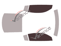 Glazing template - front window kit - Audi R8 (2) Coupe 2 doors (2015 - 2018) Glazing template - front window kit - Audi R8 (2) Coupe 2 doors (2015 - 2018)