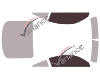 Glazing template - front window kit - Audi TT (3) Coupe 3 doors (2014 - 2023) Glazing template - front window kit - Audi TT (3) Coupe 3 doors (2014 - 2023)