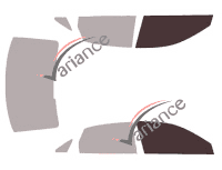 Glazing template - front window kit - Audi A3 (3) Berline 4 doors (2013 - 2020) Glazing template - front window kit - Audi A3 (3) Berline 4 doors (2013 - 2020)