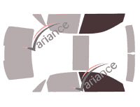Glazing template - front window kit - Audi A4 (3) Berline 4 doors (2005 - 2008) Glazing template - front window kit - Audi A4 (3) Berline 4 doors (2005 - 2008)