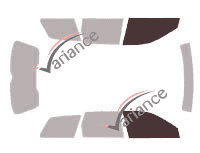 Verglasungsschablone - Fensterkit vorne - Audi A4 (1) Avant Break 5 Türen (1994 - 2001) Verglasungsschablone - Fensterkit vorne - Audi A4 (1) Avant Break 5 Türen (1994 - 2001)