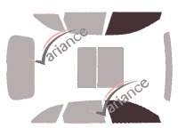 Glazing template - front window kit - Audi A4 (5) Avant Break 5 doors (2015 - 2023) Glazing template - front window kit - Audi A4 (5) Avant Break 5 doors (2015 - 2023)