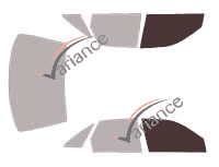 Gabarit vitrage - kit vitres avant - Audi A6 (1) Berline 4 portes (1994 - 1997) Gabarit vitrage - kit vitres avant - Audi A6 (1) Berline 4 portes (1994 - 1997)