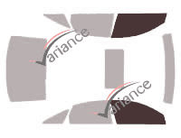 Gabarit vitrage - kit vitres avant - Audi A6 (3) Berline 4 portes (2004 - 2011) Gabarit vitrage - kit vitres avant - Audi A6 (3) Berline 4 portes (2004 - 2011)