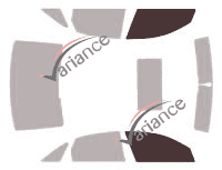 Gabarit vitrage - kit vitres avant - Audi A6 (4) Berline 4 portes (2011 - 2018) Gabarit vitrage - kit vitres avant - Audi A6 (4) Berline 4 portes (2011 - 2018)