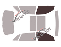 Verglasungsschablone - Fensterkit vorne - Audi Q8 (1) 5-türig (ab 2018) Verglasungsschablone - Fensterkit vorne - Audi Q8 (1) 5-türig (ab 2018)