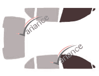 Verglasungsschablone - Frontscheiben-Kit - Bentley Mulsanne 4-Türer Limousine (2010 - 2020) Verglasungsschablone - Frontscheiben-Kit - Bentley Mulsanne 4-Türer Limousine (2010 - 2020)