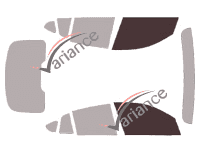 Glazing template - front window kit - Bmw X4 (1) 5 doors (2014 - 2018) Glazing template - front window kit - Bmw X4 (1) 5 doors (2014 - 2018)