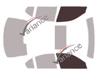 Glazing template - front window kit - Bmw Serie 3 (4) Berline 4 doors (1998 - 2005) Glazing template - front window kit - Bmw Serie 3 (4) Berline 4 doors (1998 - 2005)