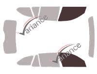 Glazing template - front window kit - Bmw Serie 3 (6) Touring Break 5 doors (2012 - 2018) Glazing template - front window kit - Bmw Serie 3 (6) Touring Break 5 doors (2012 - 2018)