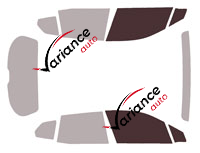 Gabarit vitrage - kit vitres avant - Bmw iX 5 portes (depuis 2022)