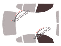 Glazing template - front window kit - Bmw Serie 3 (6) Berline 4 doors (2012 - 2018) Glazing template - front window kit - Bmw Serie 3 (6) Berline 4 doors (2012 - 2018)