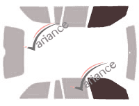 Glazing template - front window kit - Bmw Serie 3 (3) Touring Break 5 doors (1991 - 1999) Glazing template - front window kit - Bmw Serie 3 (3) Touring Break 5 doors (1991 - 1999)