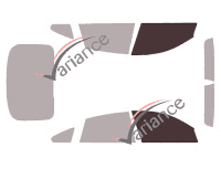 Glazing template - front window kit - Bmw Serie 4 / i4 (1) GranCoupé Berline 4 doors (2014 - 2021) Glazing template - front window kit - Bmw Serie 4 / i4 (1) GranCoupé Berline 4 doors (2014 - 2021)