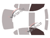 Glazing template - front window kit - Bmw Serie 5 / i5 (5) Berline 4 doors (2003 - 2010) Glazing template - front window kit - Bmw Serie 5 / i5 (5) Berline 4 doors (2003 - 2010)