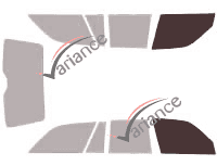 Glazing template - front window kit - Bmw Serie 5 / i5 (2) Touring Break 5 doors (1991 - 1997) Glazing template - front window kit - Bmw Serie 5 / i5 (2) Touring Break 5 doors (1991 - 1997)