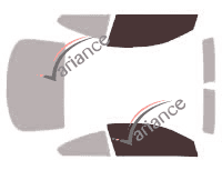 Glazing template - front window kit - Bmw Serie 6 (2) Coupe 2 doors (2003 - 2012) Glazing template - front window kit - Bmw Serie 6 (2) Coupe 2 doors (2003 - 2012)