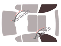 Glazing template - front window kit - Bmw Serie 7 / i7 (6) Longue Berline 4 doors (2016 - 2022) Glazing template - front window kit - Bmw Serie 7 / i7 (6) Longue Berline 4 doors (2016 - 2022)