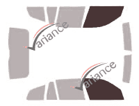 Gabarit vitrage - kit vitres avant - Bmw X3 / iX3 (1) 5 portes (2003 - 2010) Gabarit vitrage - kit vitres avant - Bmw X3 / iX3 (1) 5 portes (2003 - 2010)