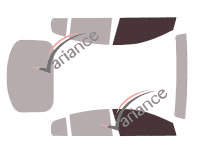Glazing template - front window kit - Buick Regal (6) Sportback 5 doors (2017 - 2021)